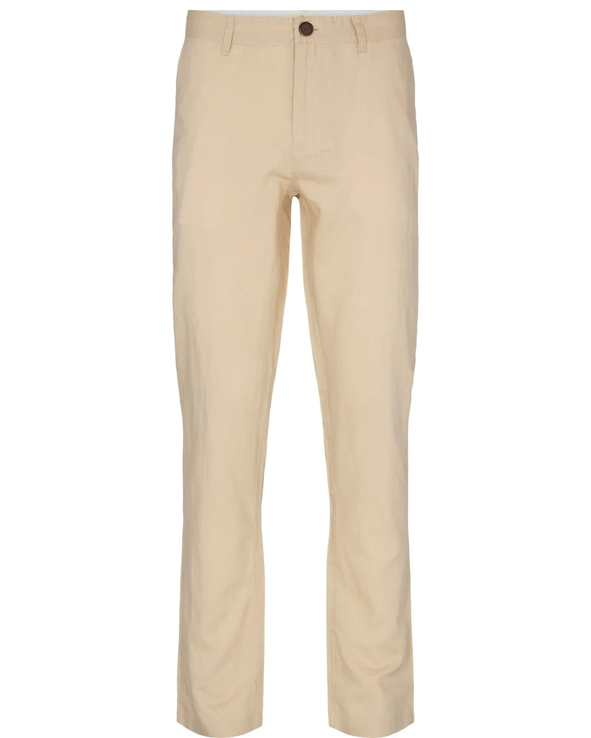 AKJOHN LINEN PANT - Brown Rice