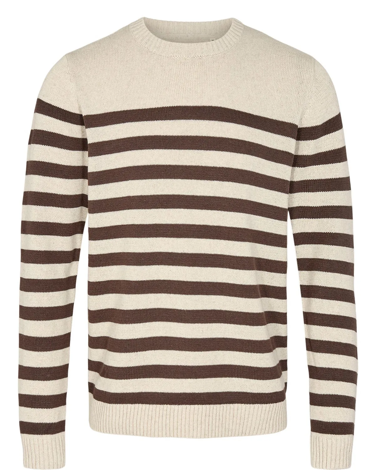 AKSUNE STRIPE KNIT - Brown Rice