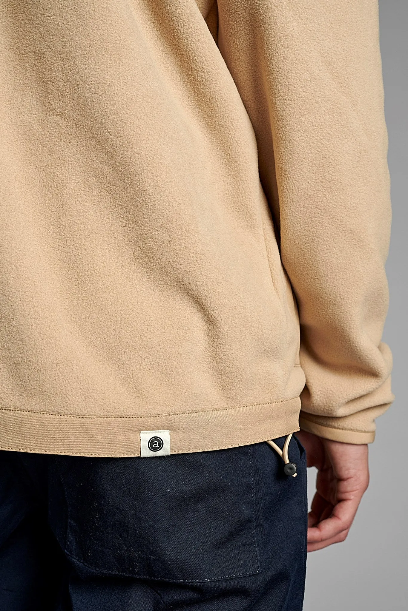 AKTOM FLEECE CARDIGAN - Brown Rice