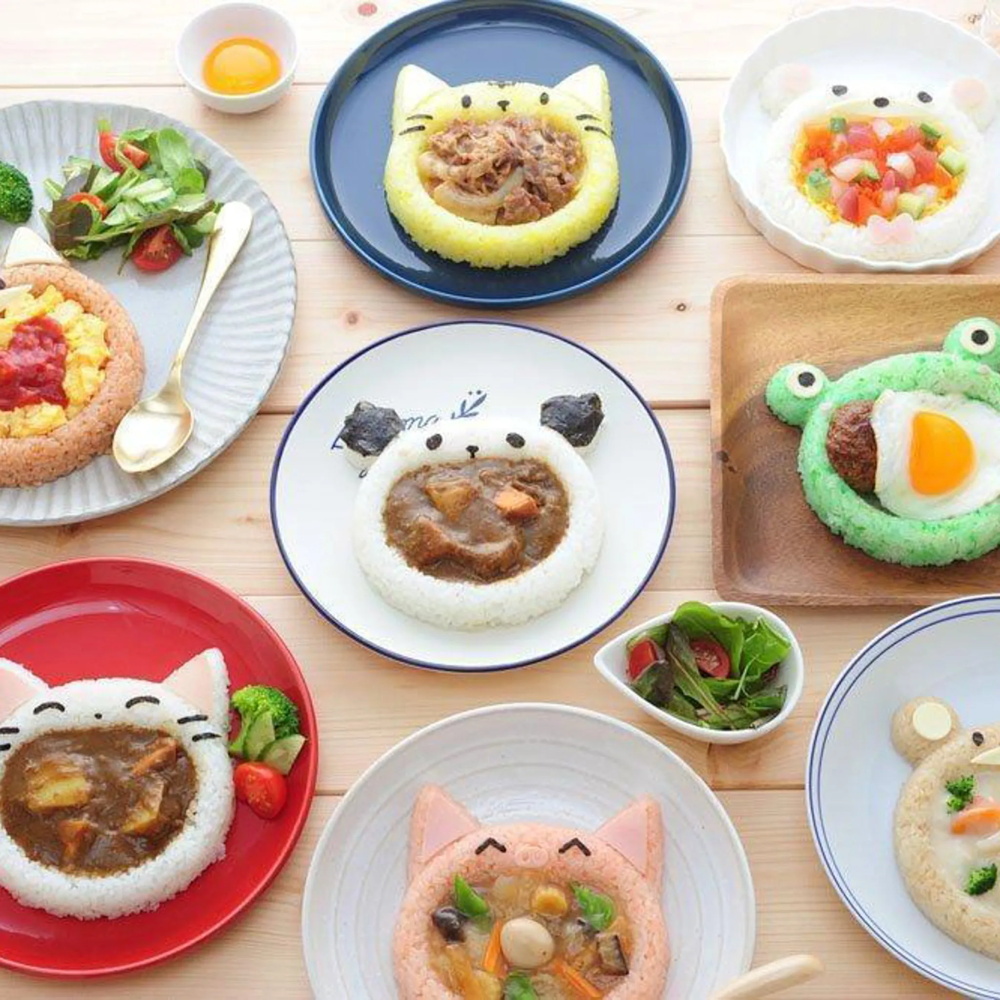 Animal Rice Mould Set for Curry