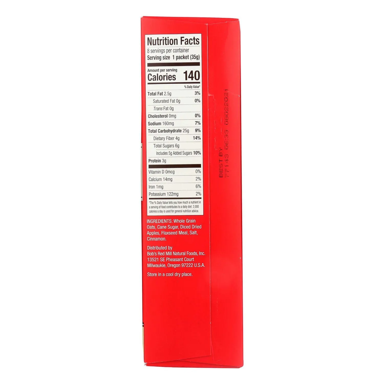 Bob's Red Mill Instant Oatmeal Packets