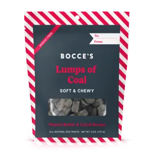 Bocce's Bakery Lumps of Coal Soft & Chewy Dog Treats