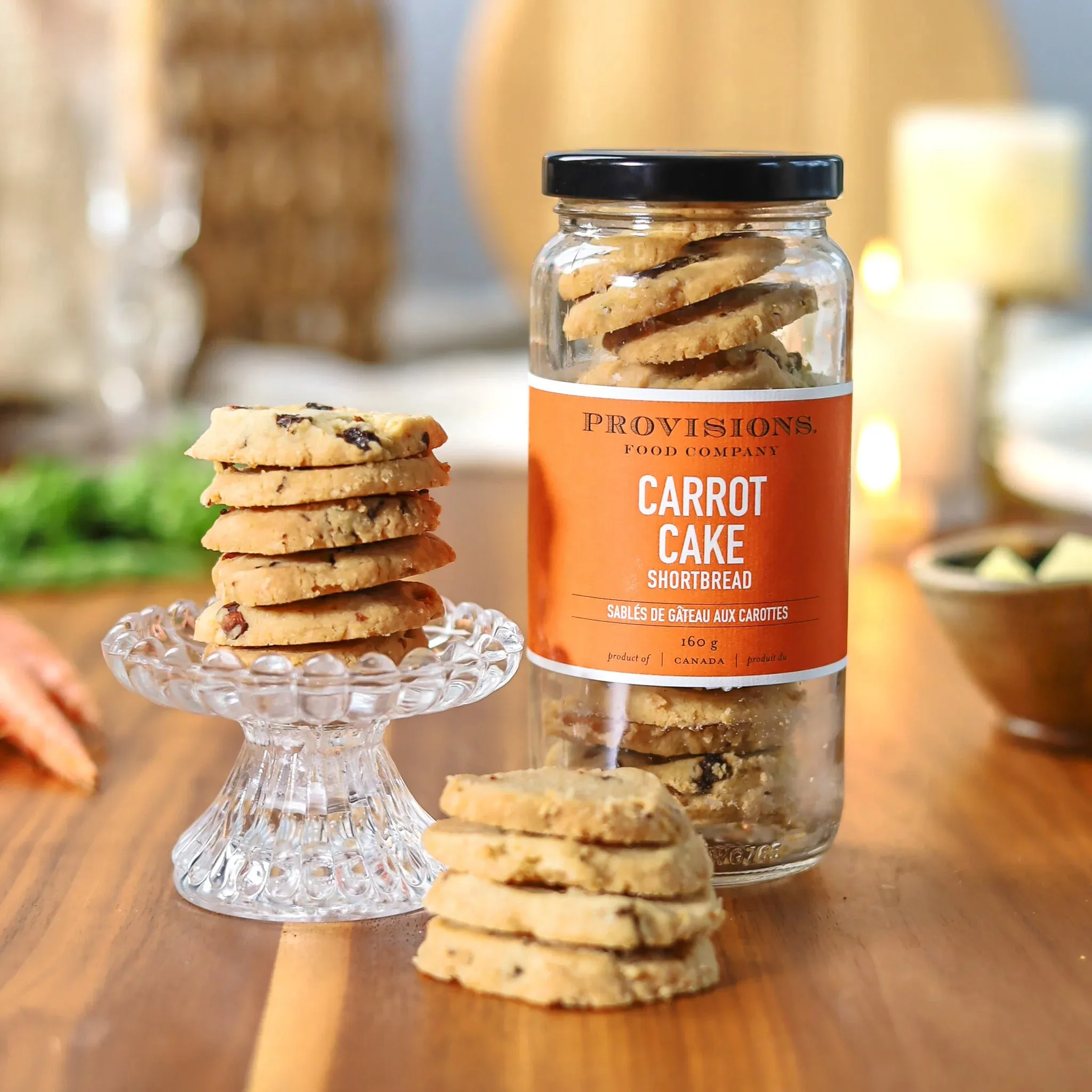 Carrot Cake Shortbread Jar