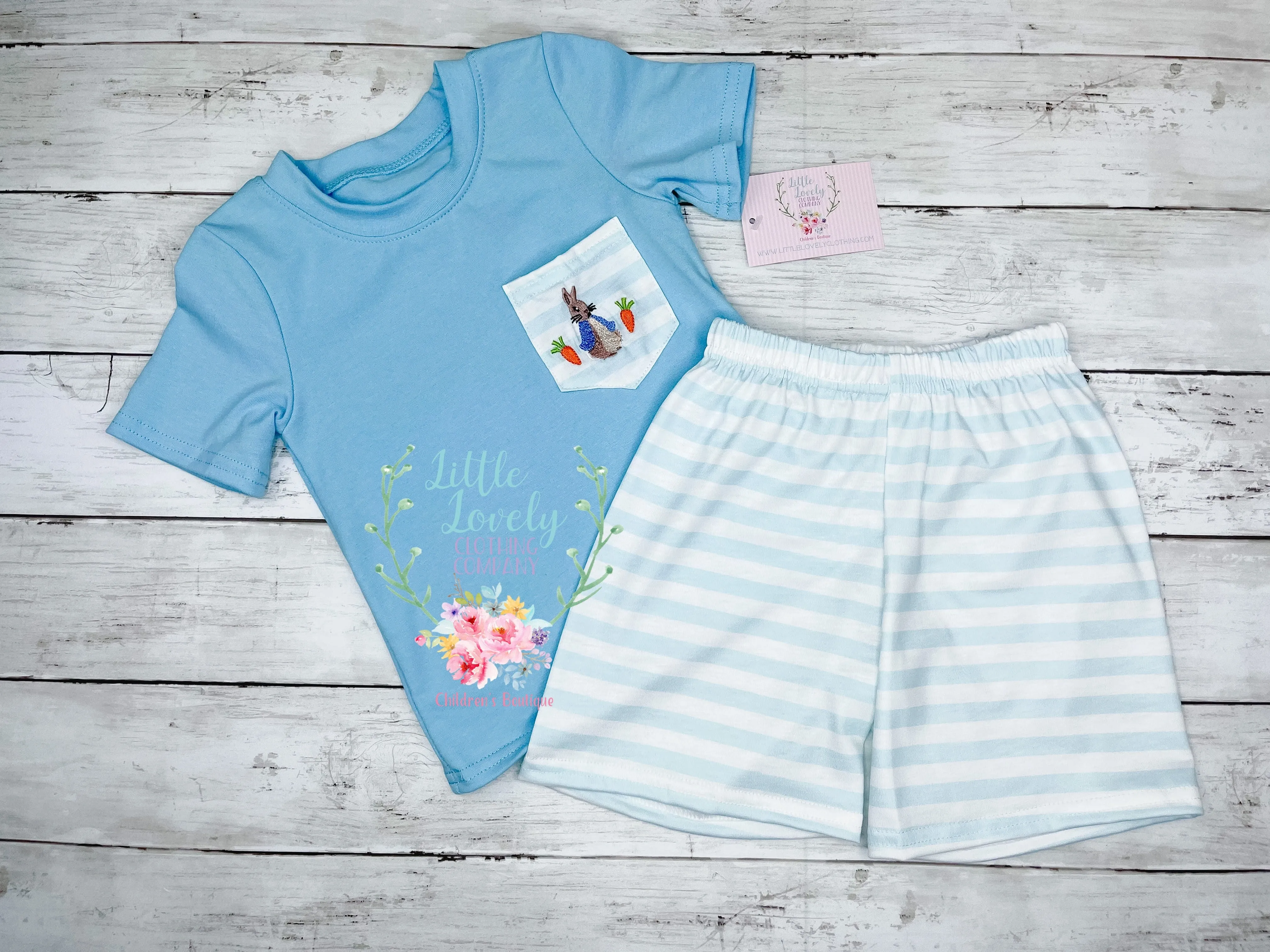 Dapper Bunny Short Set