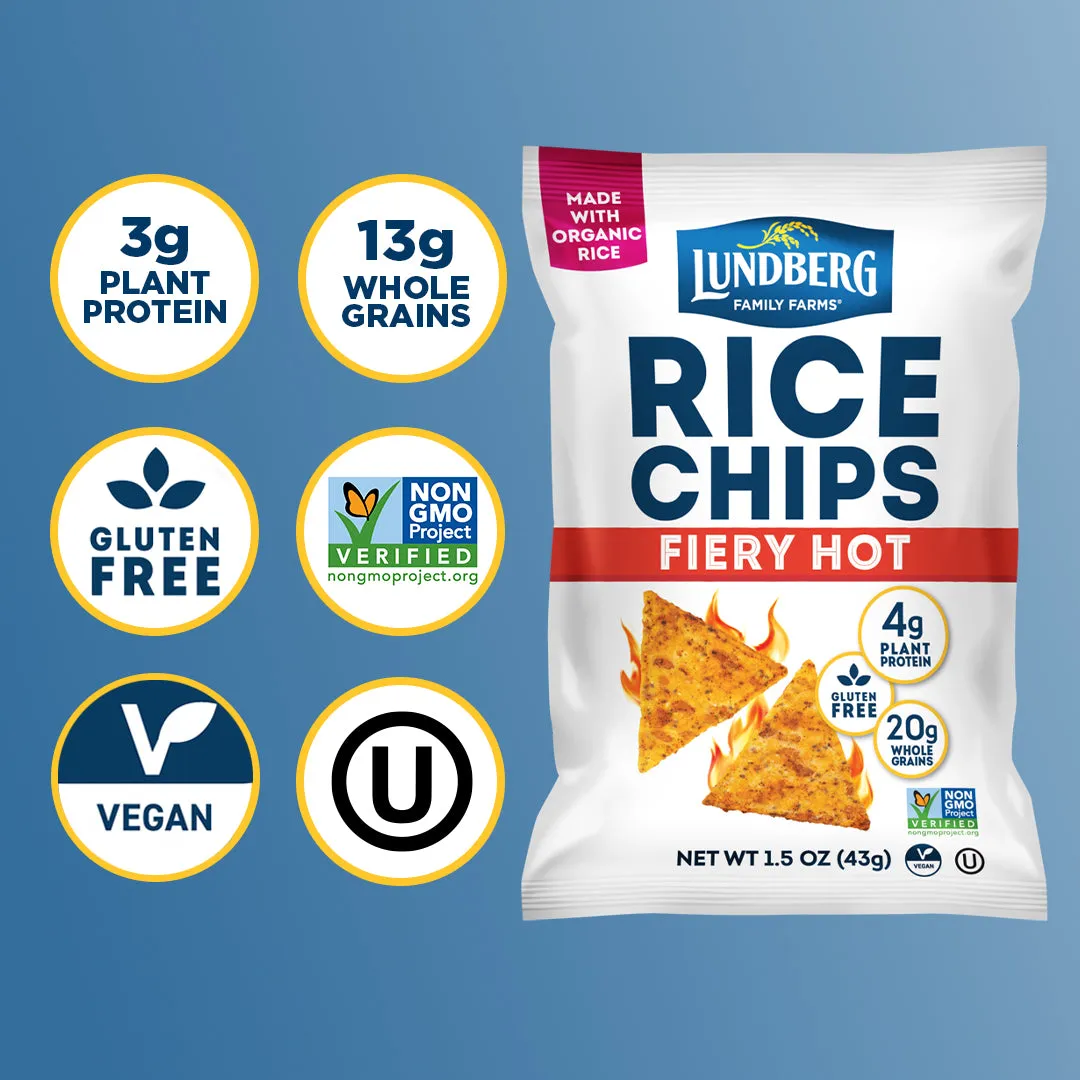 Fiery Hot Rice Chips - Single-Serve