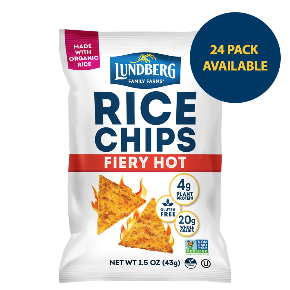 Fiery Hot Rice Chips - Single-Serve