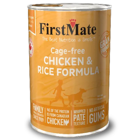FirstMate Cage-free Chicken & Rice Formula Canned Dog Food