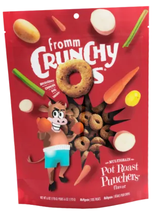 Fromm Crunchy O's Pot Roast Punchers Dog Treats