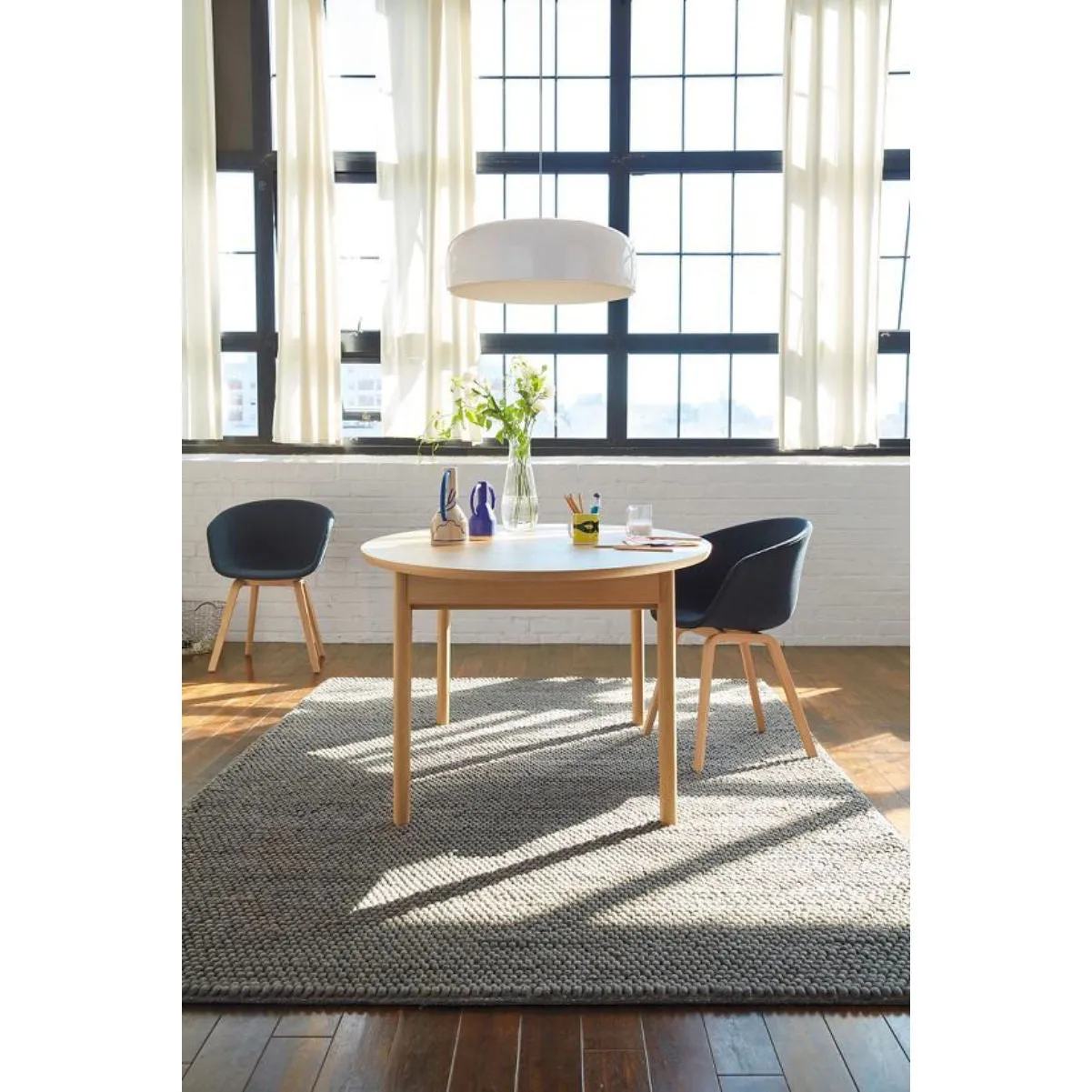 Hay Peas rug , medium grey (170x240 cm)