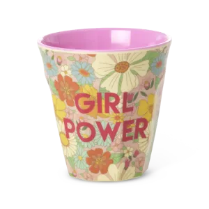 Medium Cup - Flower Power Print