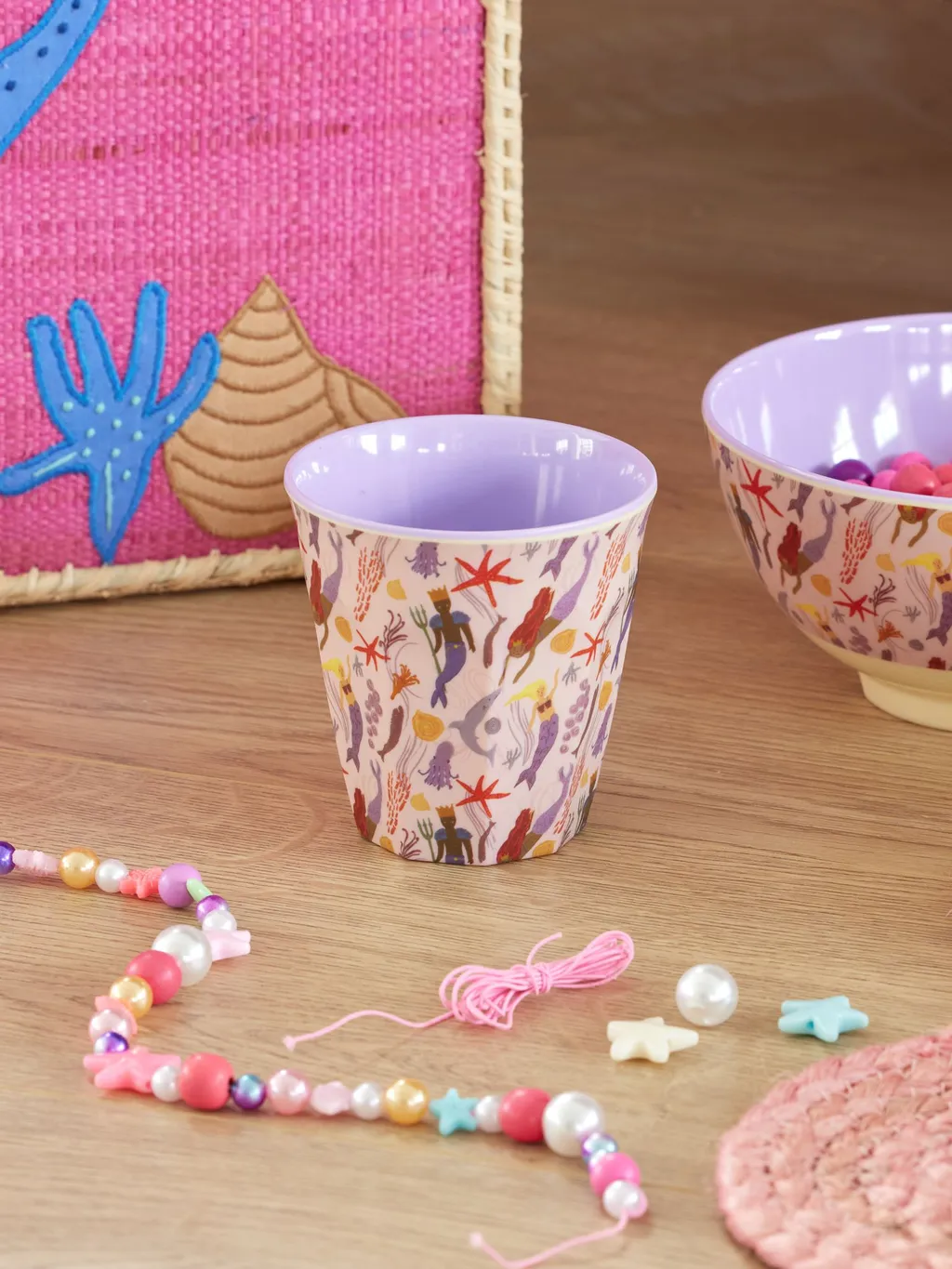 Medium Cup - Mermaid Print