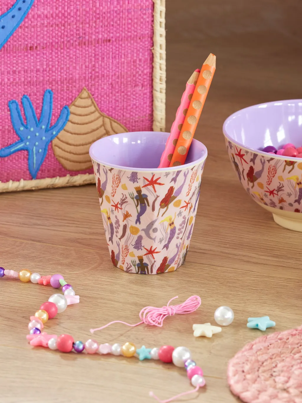 Medium Cup - Mermaid Print