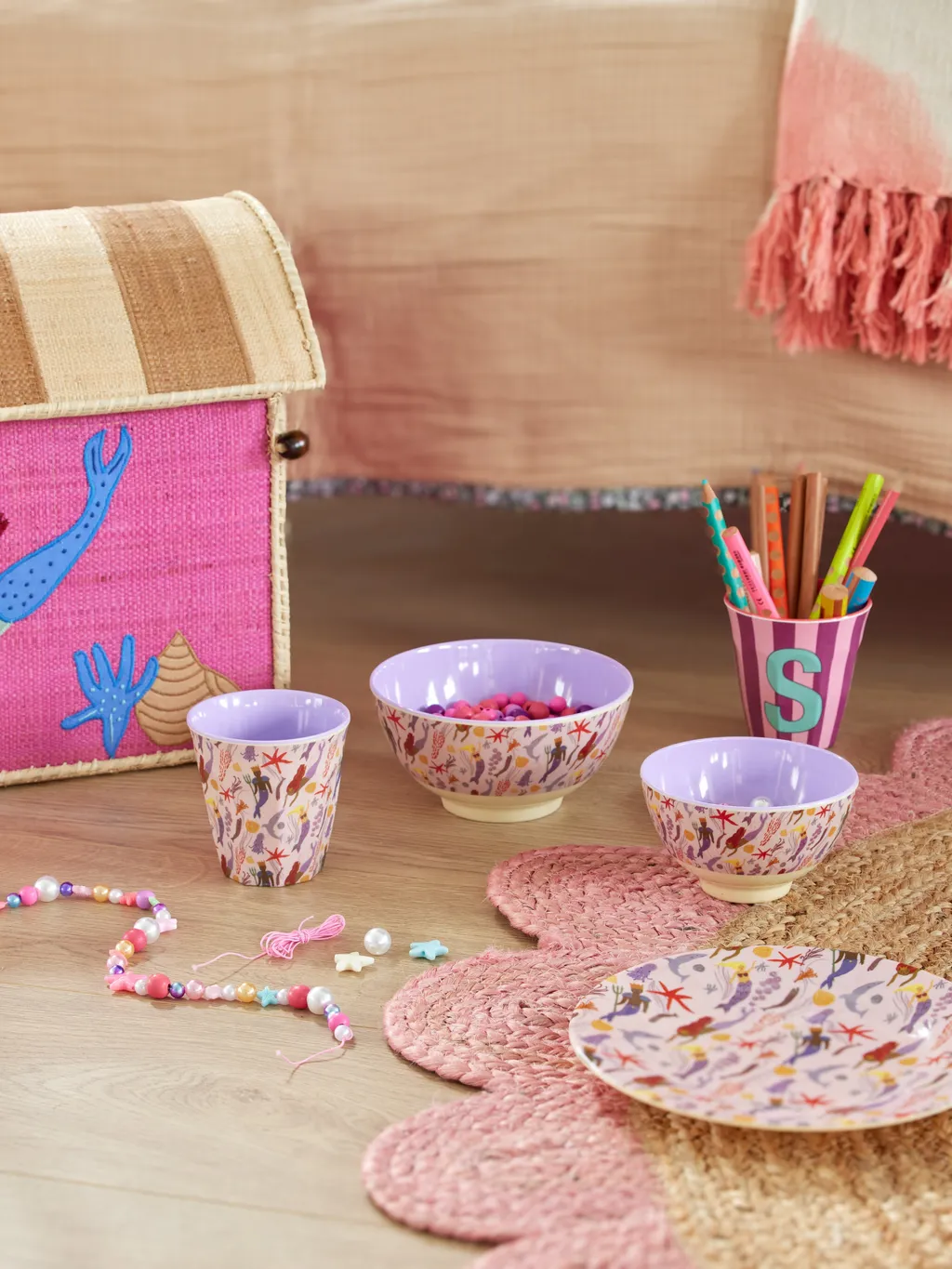 Medium Cup - Mermaid Print