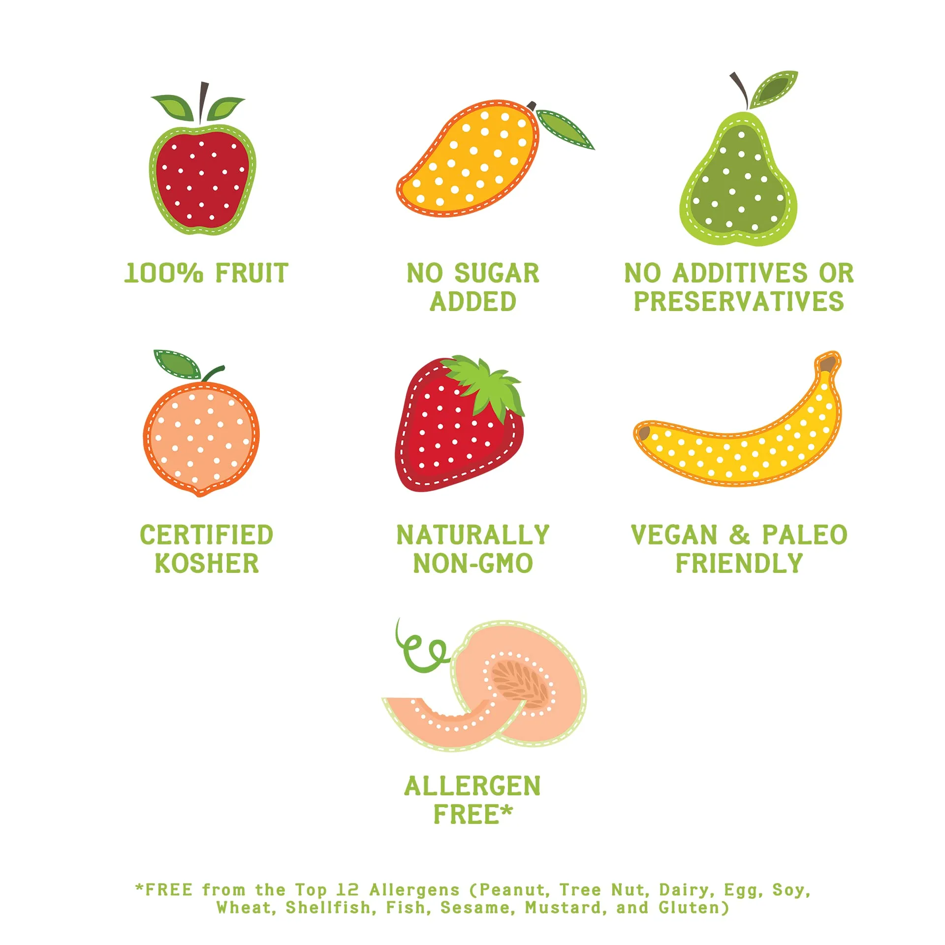 Nature’s Turn Freeze-Dried Fruit Snacks, Apple Crisps - Pack of 6 (0.53 oz Each)