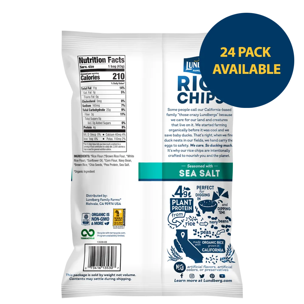 Sea Salt Rice Chips - Single-Serve