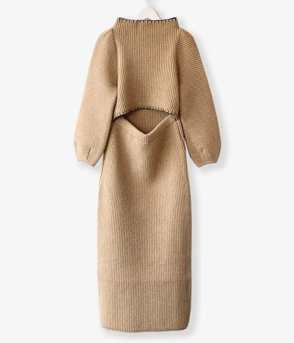 TAN/LAMB ONEPIECE(CAMEL)