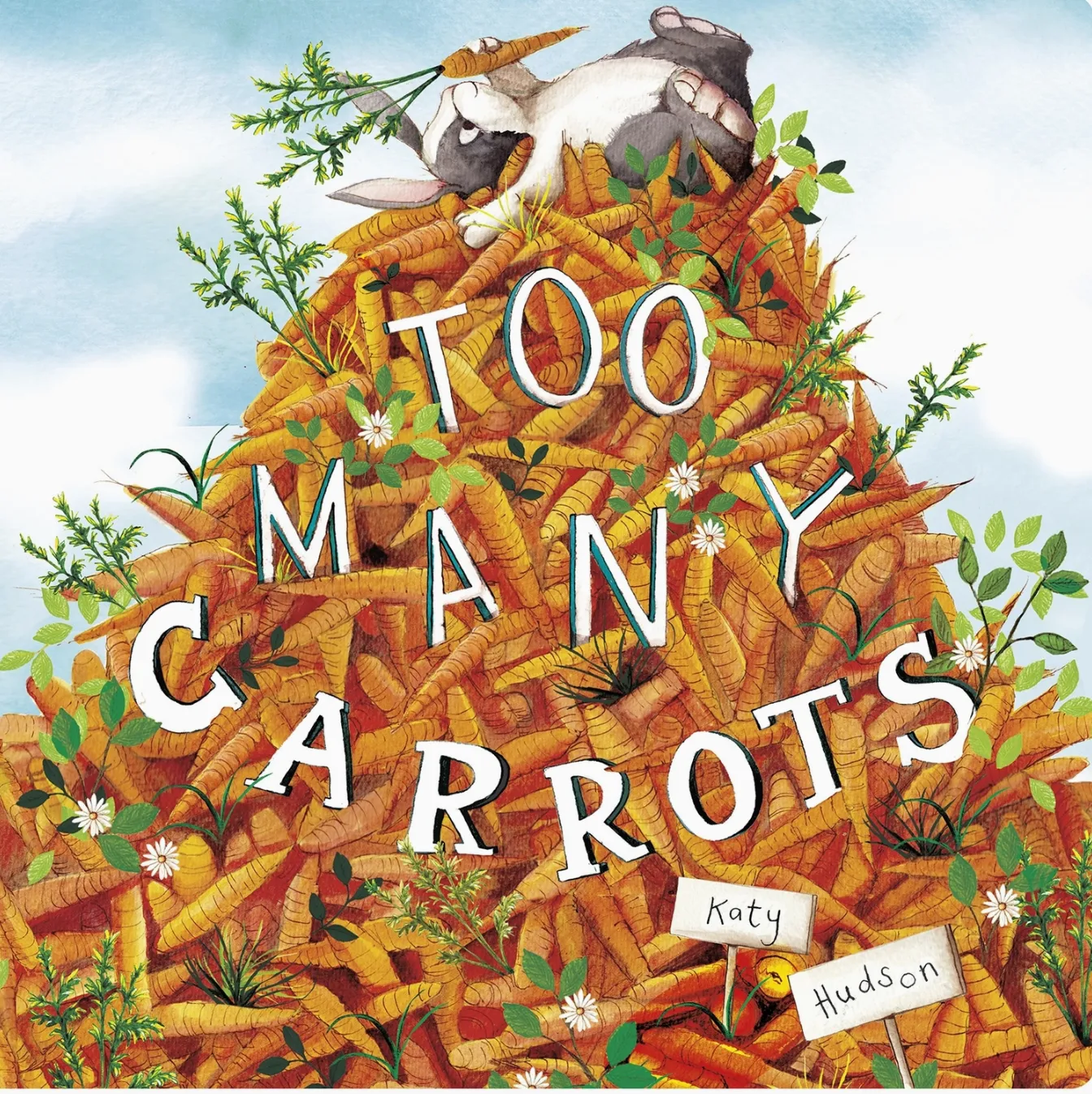 Too Many Carrots by Katy Hudson - Board Book