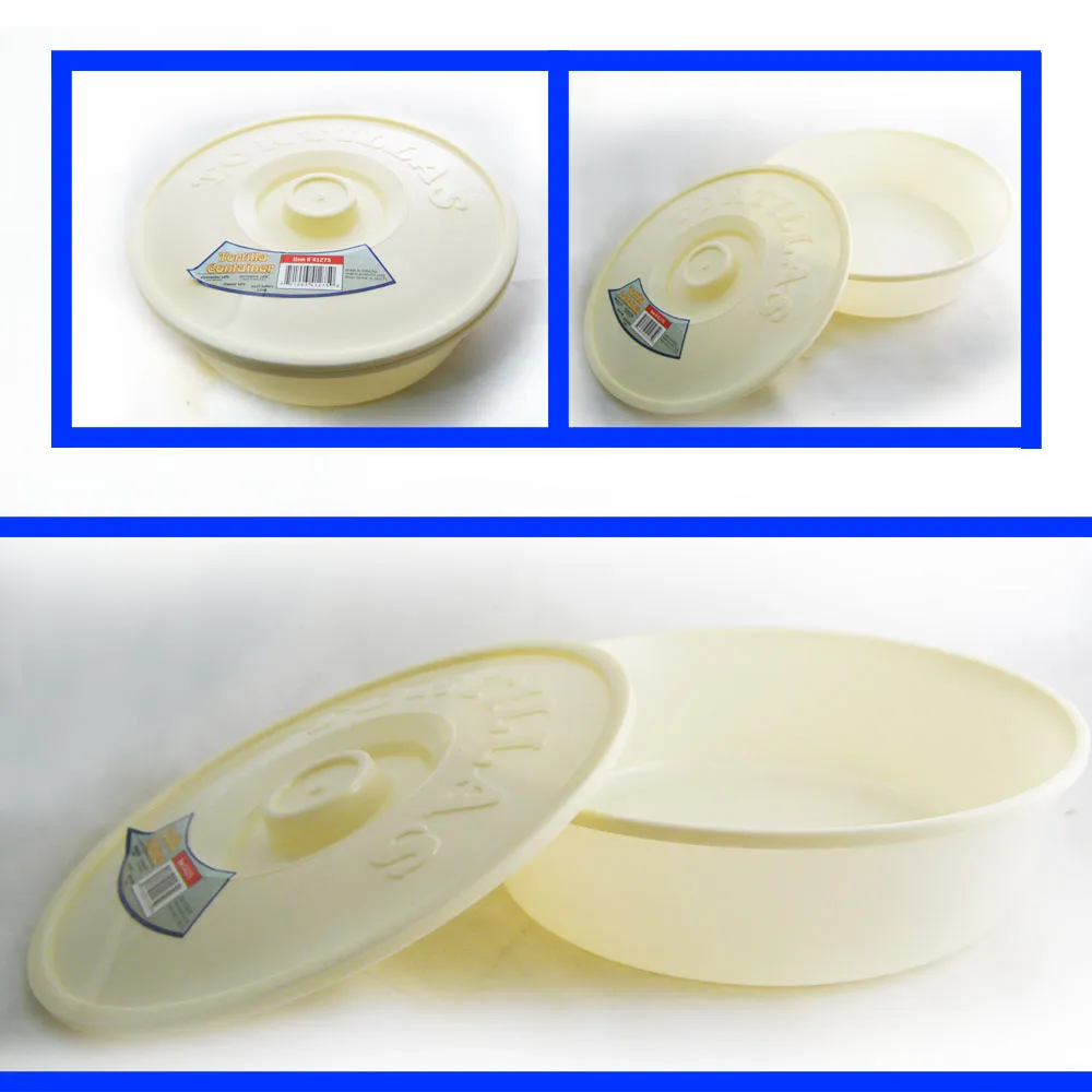Tortilla Container Keeper Microwave Warmer 8" Round Pita Taco Warm Flatbread New