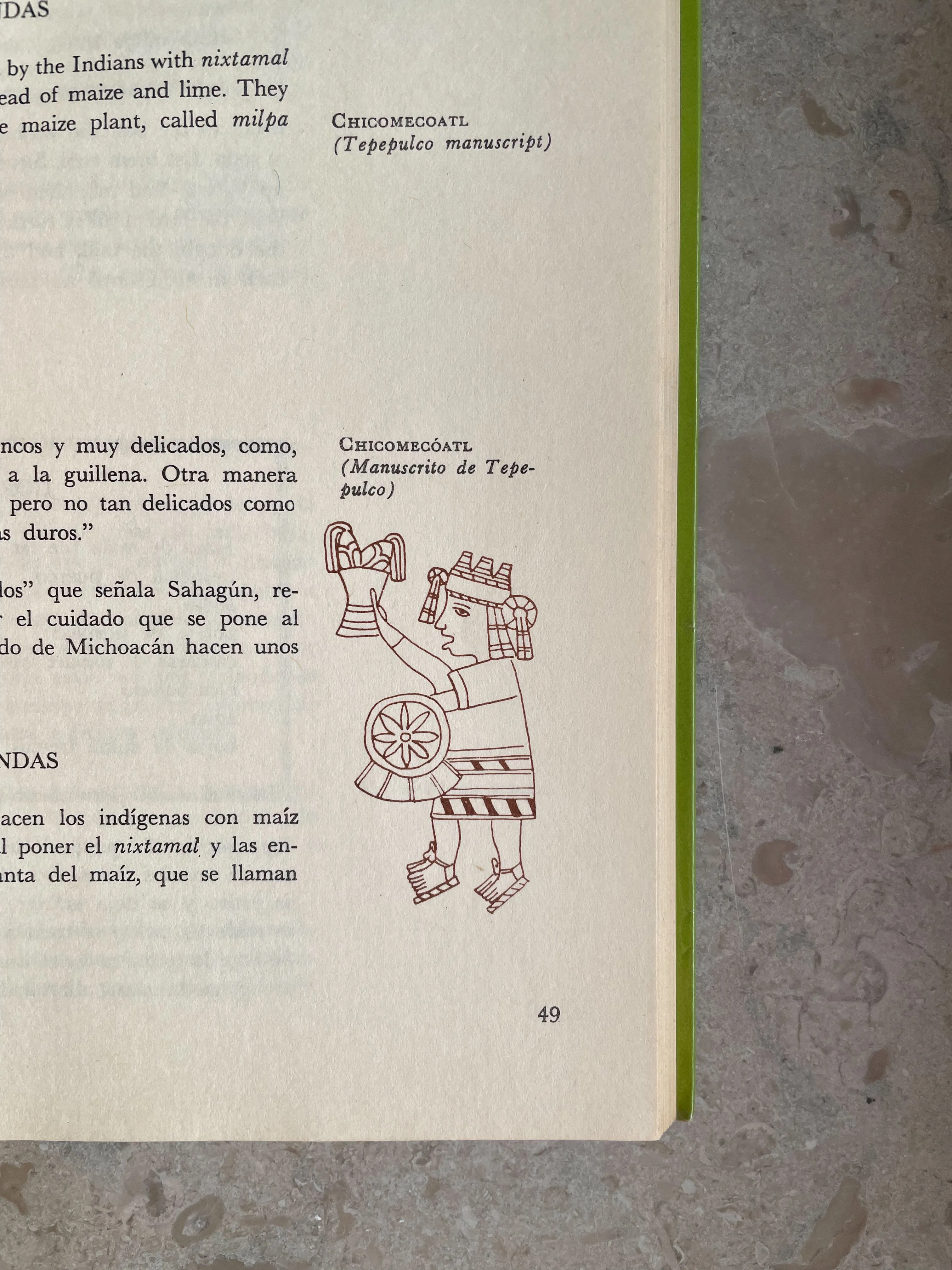 Vintage Cookbook Pre-Hispanic Cooking